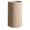 Luce Di Carrara Lavabo a Colonna in Marmo Beige Sartoriale di Federico Peri