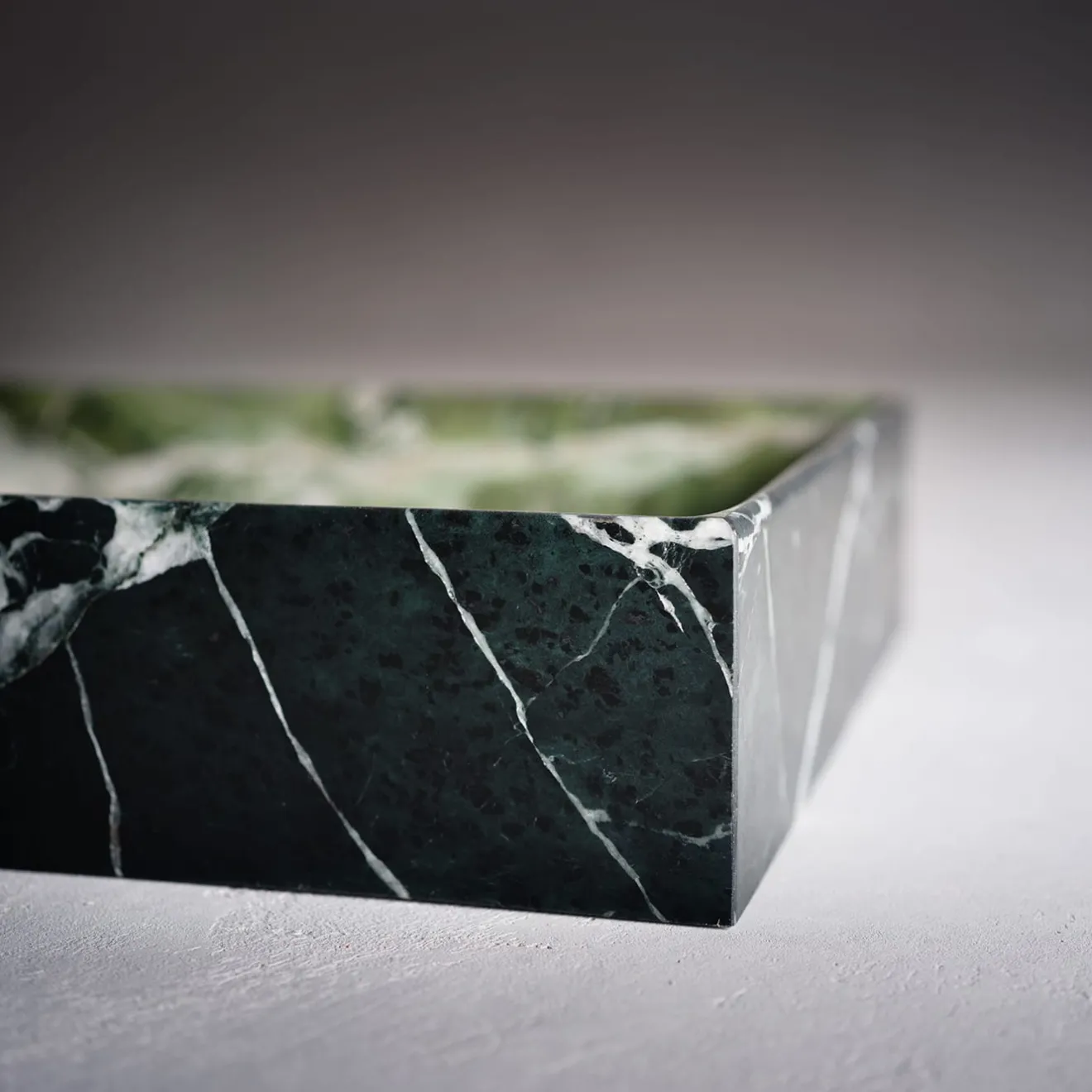 Kreoo Lavabo Blessed Square in Verde Alpi e Artik Green