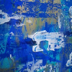 Elisabetta Milan Leggerezza dell'anima Pittura acrilica in blu