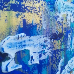 Elisabetta Milan Leggerezza dell'anima Pittura acrilica in blu