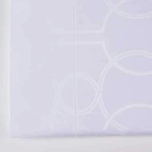 Rivolta Carmignani Lenzuolo matrimoniale Shangri-La Jacquard bianco