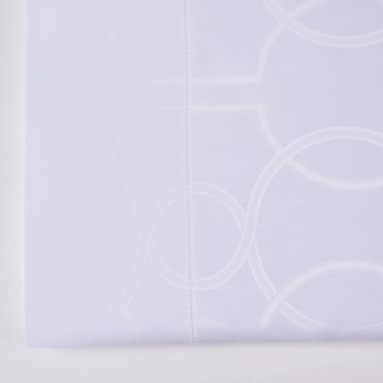 Rivolta Carmignani Lenzuolo matrimoniale Shangri-La Jacquard bianco