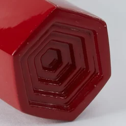 NIVA Design Maniglia Prisma Lucido Borgogna di Nicole Valenti