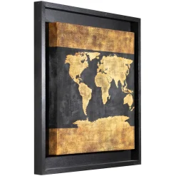 Stefano Gerini Mappamondo Arazzo d'oro