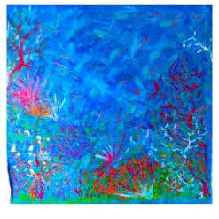 Elisabetta Milan Mare di Sardegna Pittura acrilica