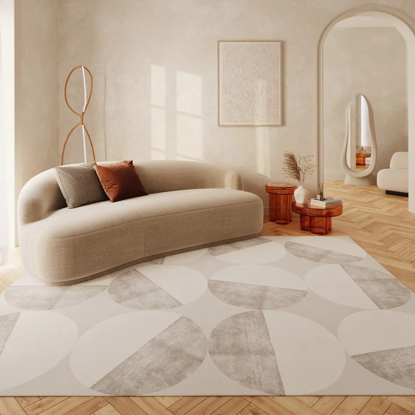 Illulian Maru Tappeto Grigio
