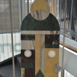 Marmobon Maschera tribale in marmo da parete #1