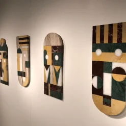 Marmobon Maschera tribale in marmo da parete #3