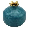 Sambuco Melograno piccolo in ceramica blu
