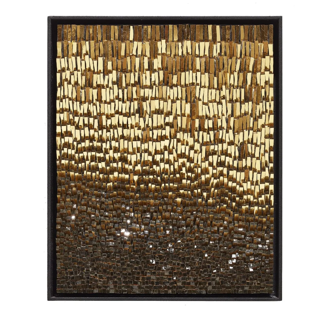 CaCO3 Studio Movimento N254 Pannello Decorativo In Vetro Oro