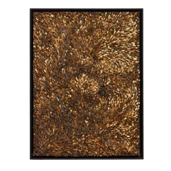 CaCO3 Studio Movimento n253 Pannello decorativo in vetro oro