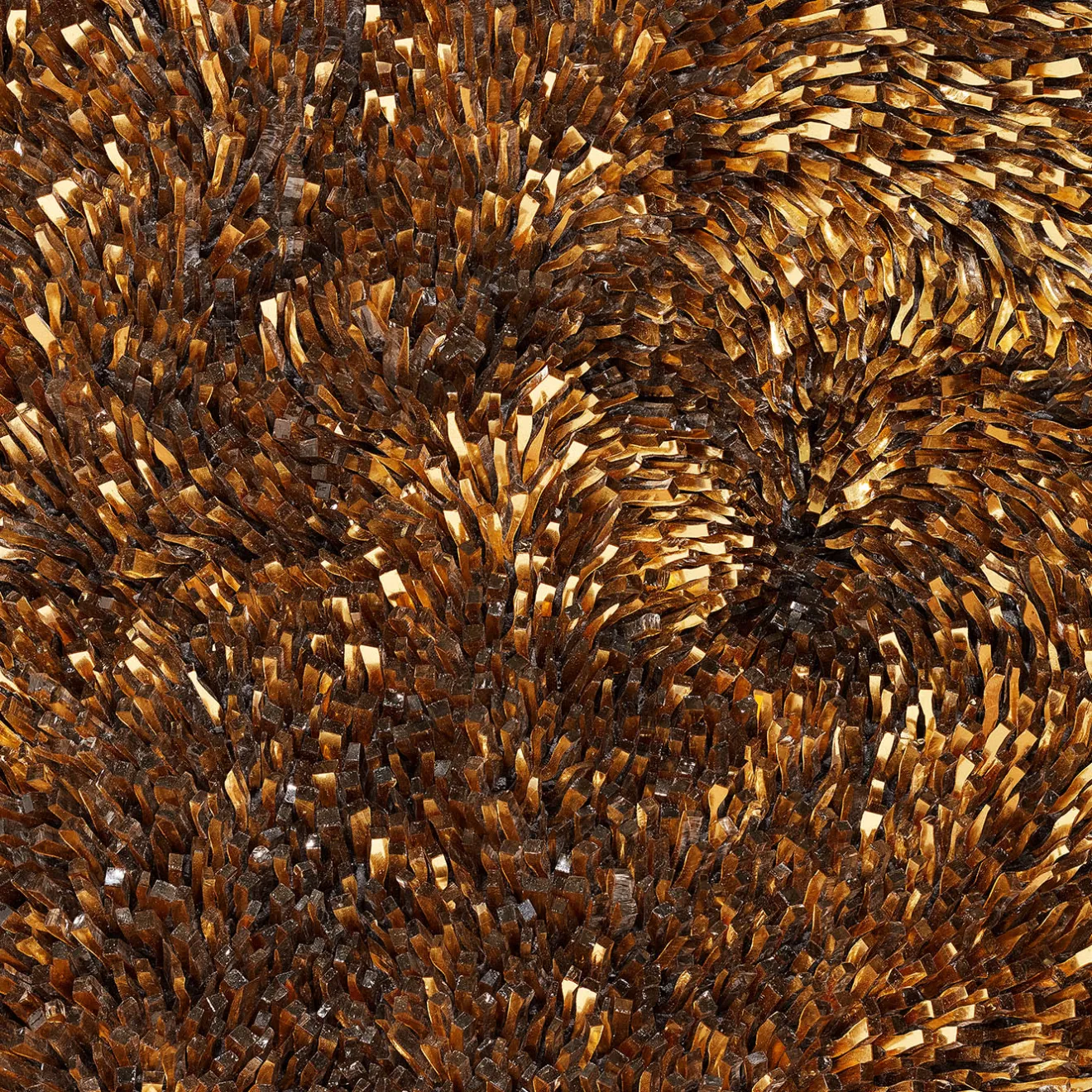 CaCO3 Studio Movimento n253 Pannello decorativo in vetro oro