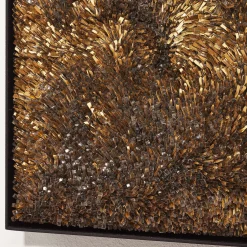 CaCO3 Studio Movimento n253 Pannello decorativo in vetro oro