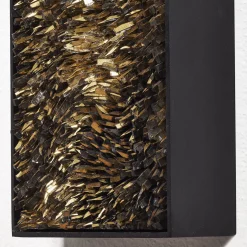 CaCO3 Studio Movimento N252 Pannello Decorativo In Vetro Oro