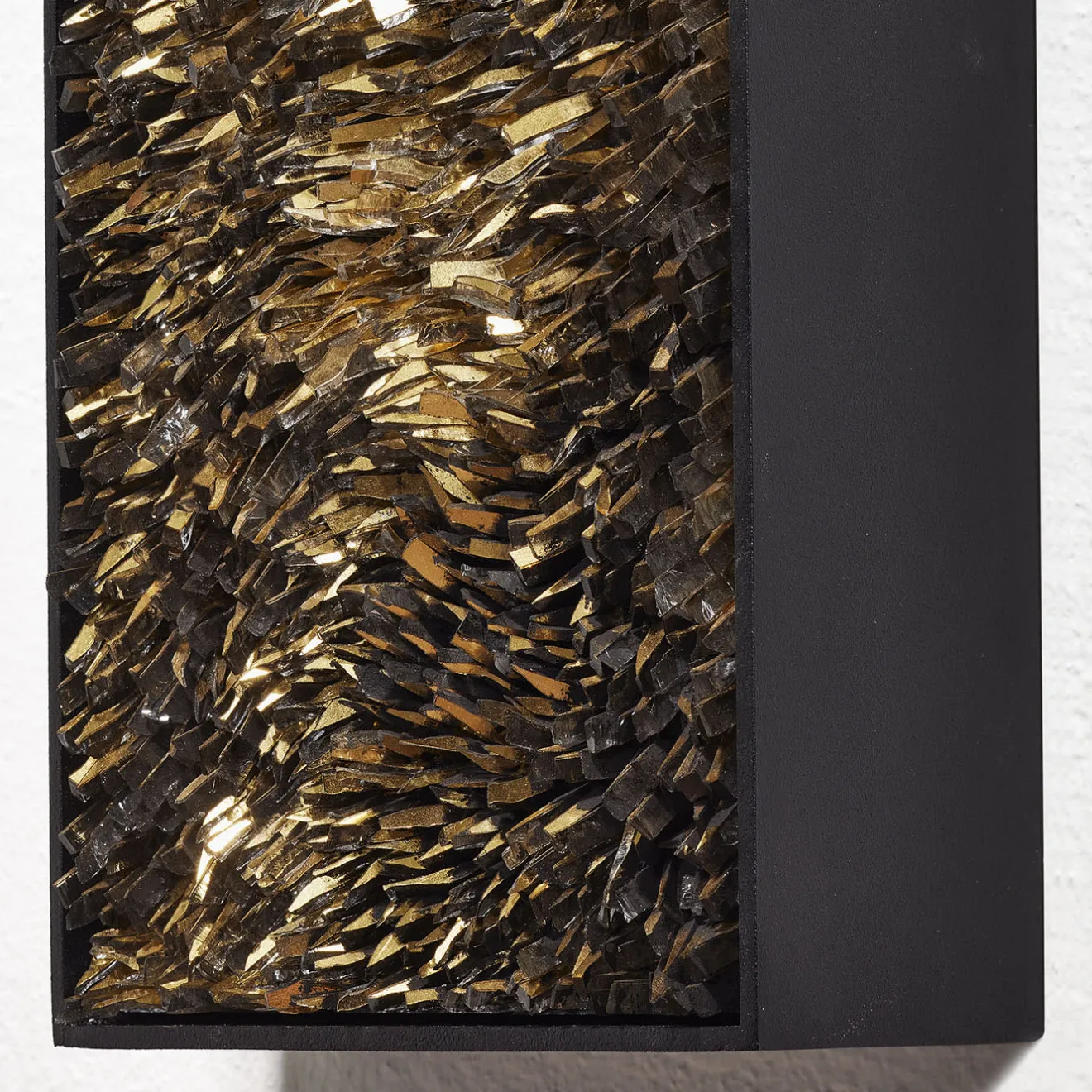 CaCO3 Studio Movimento N252 Pannello Decorativo In Vetro Oro