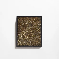 CaCO3 Studio Movimento N252 Pannello Decorativo In Vetro Oro