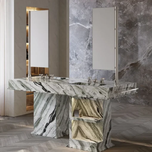 Devon&Devon My Love Water Vanity Master in Gres Porcellanato Finitura River Jade