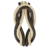 Alice Del Ferraro Nodo Murale, decorazione murale beige e marrone