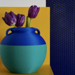 Pop Pot Numa Pompilio L Anfora bicolore verde e blu #1