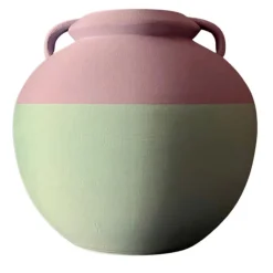 Pop Pot Numa Pompilio L Anfora bicolore bianca e rosa