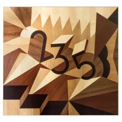 Marzia Boaglio Numeri Intarsiati Pannello grande