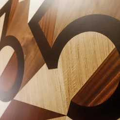 Marzia Boaglio Numeri Intarsiati Pannello grande