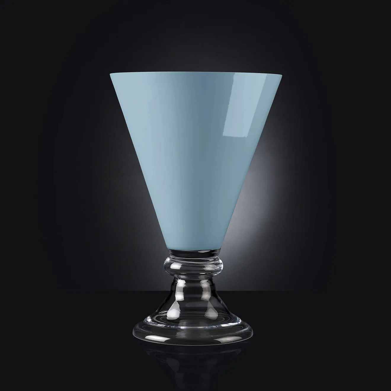 VGnewtrend Nuovo romantico vaso blu