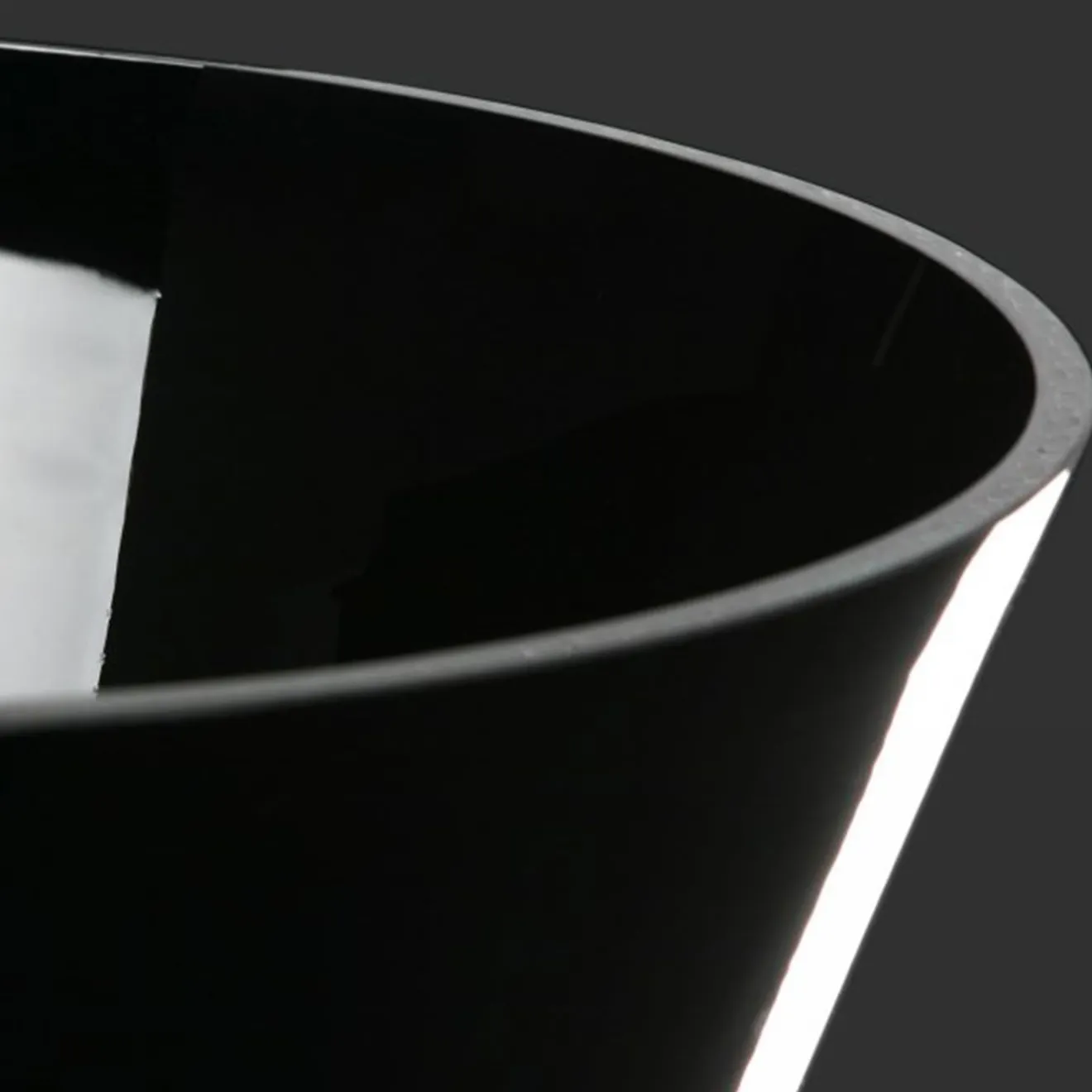 VGnewtrend Nuovo vaso nero romantico