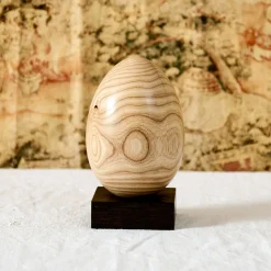 Emanuele Pantanella Design Oggetto Decorativo in Legno a Edizione Limitata Uovo n.9
