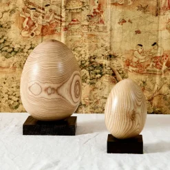 Emanuele Pantanella Design Oggetto Decorativo in Legno a Edizione Limitata Uovo n.9