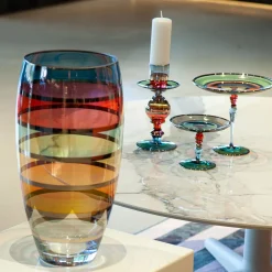 Griffe Montenapoleone by Vetrerie di Empoli Olimpia Portacandele policromi