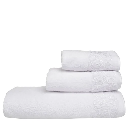 Jesurum Olimpia Set di 3 asciugamani da bagno