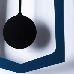 Rosanna Contadini Orologio a pendolo da parete AIKA in acciaio blu
