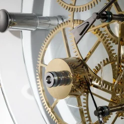 Teckell Orologio Takto Presto 02 in Acciaio e Vetro Bianco