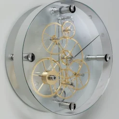 Teckell Orologio Takto Presto 02 in Acciaio e Vetro Bianco