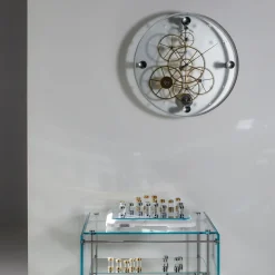 Teckell Orologio Takto Presto 02 in Acciaio e Vetro Bianco