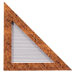 Chendù ORU Collection Decorazione murale di lusso a triangolo in marmo travertino