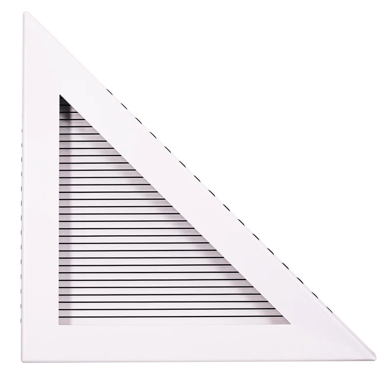 Chendù ORU Collection Decorazione murale essenziale a triangolo in bianco e nero