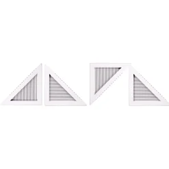 Chendù ORU Collection Decorazione murale essenziale a triangolo in bianco e nero