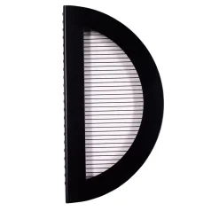 Chendù ORU Collection Essential Total Black Half Circle Decor da parete
