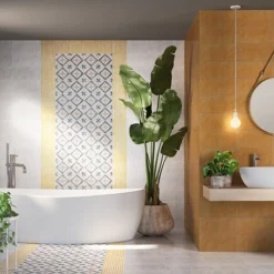 Cerasarda Ot Isuledda Menta Blue Set di 24 piastrelle quadrate