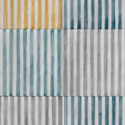 Cerasarda Ot Palau Oceano Blue Set di 24 piastrelle quadrate