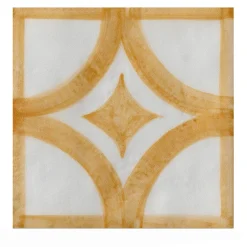 Cerasarda Ot Puntaldia Mustard Set di 24 piastrelle quadrate