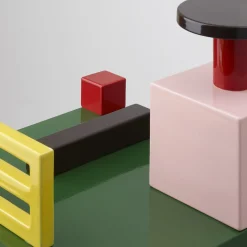 Mutina Paesaggi Scultura quadrata policroma di Nathalie Du Pasquier