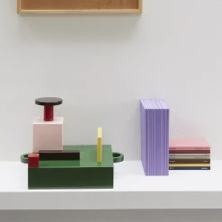 Mutina Paesaggi Scultura quadrata policroma di Nathalie Du Pasquier