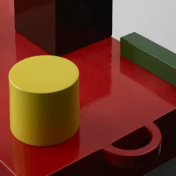 Mutina Paesaggi Scultura rettangolare policroma di Nathalie Du Pasquier