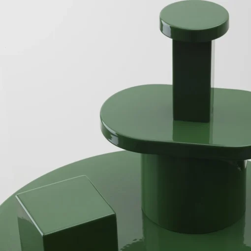 Mutina Paesaggi Scultura Rotonda verde di Nathalie Du Pasquier