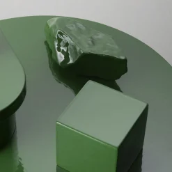 Mutina Paesaggi Scultura Rotonda verde di Nathalie Du Pasquier