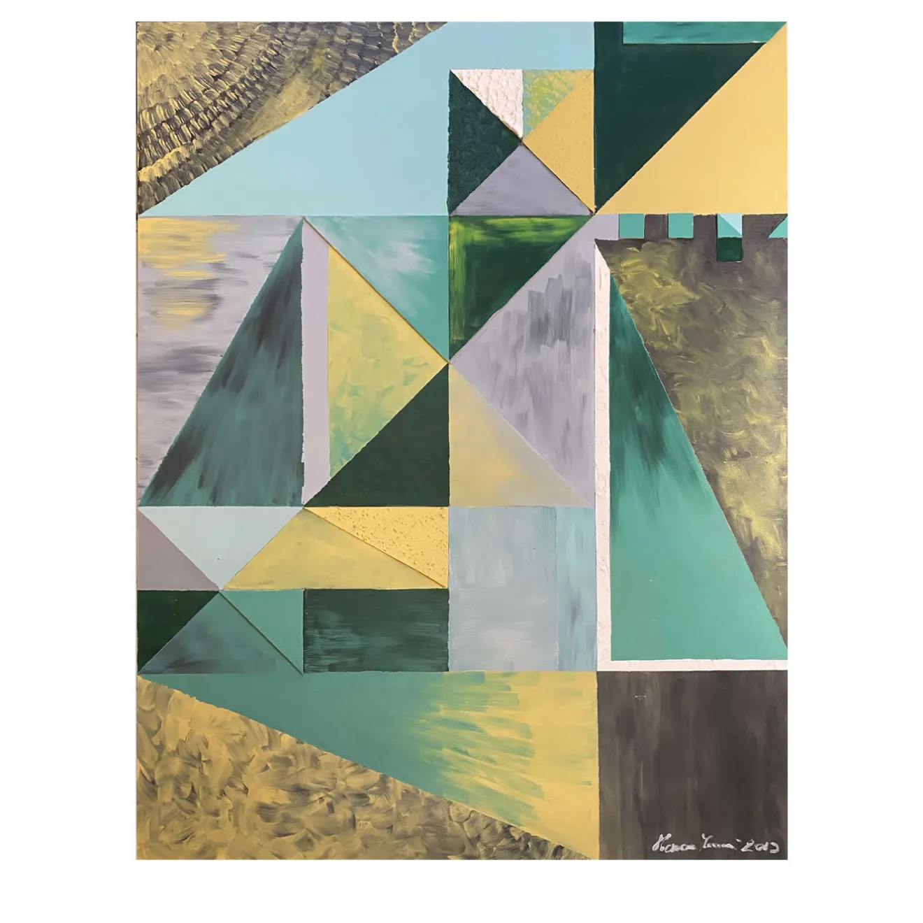 Meccani Design Pannello da parete Geometrie Tre di Mascia Meccani 2019