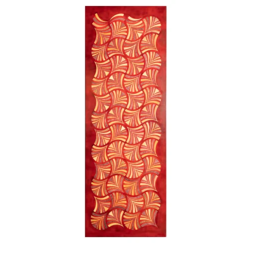 Artèpura Pannello Decorativo Dynasty Flutter in Pelle Rossa